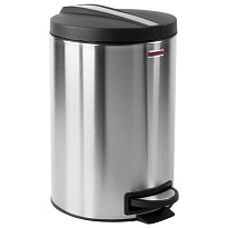 Ведро-контейнер для мусора (урна) с педалью LAIMA Modern, 12 л, матовое, нержавеющая сталь, со съемным внутренним ведром в Ухте