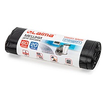 Мешки для мусора 60 л, черные, в рулоне 20 шт., ПНД, 10 мкм, 700х600 мм, LAIMA, 601381 в Ухте Мешки для мусора 60 л, черные, в рулоне 20 шт., ПНД, 10 мкм, 700х600 мм, LAIMA, 601381 в Ухте