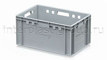 Ящик для мяса и колбасных изделий Е-3 серый в Ухте Ящик для мяса и колбасных изделий Е-3 серый в Ухте