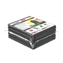 Мешки для мусора 160 л, серые, в пачке 10 шт., ПВД, 40 мкм, 900х1100 мм, i-Bag в Ухте