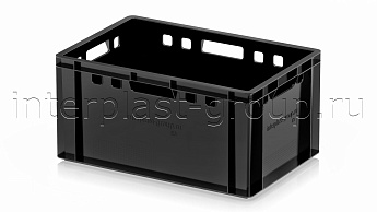 Ящик для мяса и колбасных изделий Е-3 черный в Ухте Ящик для мяса и колбасных изделий Е-3 черный в Ухте