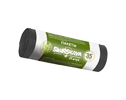 Мешки для мусора 30 л, черные, в рулоне 25 шт., ПНД, 7 мкм, 580х480 мм, SIBIRSKAYA, 101-003 S в Ухте Мешки для мусора 30 л, черные, в рулоне 25 шт., ПНД, 7 мкм, 580х480 мм, SIBIRSKAYA, 101-003 S в Ухте