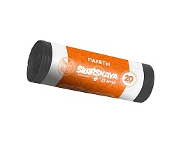 Мешки для мусора 20 л, черные, в рулоне 25 шт., ПНД, 6 мкм, 420х450 мм, SIBIRSKAYA, 101-001 S в Ухте Мешки для мусора 20 л, черные, в рулоне 25 шт., ПНД, 6 мкм, 420х450 мм, SIBIRSKAYA, 101-001 S в Ухте