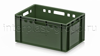 Ящик для мяса и колбасных изделий Е-3 зеленый в Ухте