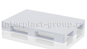 Поддон пластиковый гигиенический V1 (без бортика) белый в Ухте