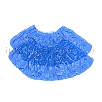 Бахилы голубые 2000 шт (1000 пар), 16 мкм, однослойные, с одной резинкой, Эконом в Ухте