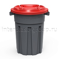 Мусорный бак универсальный  80 л серый 80 серый в Ухте