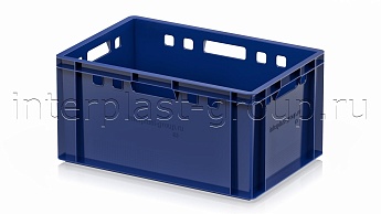 Ящик для мяса и колбасных изделий Е-3 темно-синий в Ухте
