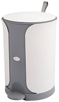 Контейнер для мусора Sтилъ с педалью 7 л серый 7 серый в Ухте Контейнер для мусора Sтилъ с педалью 7 л серый 7 серый в Ухте