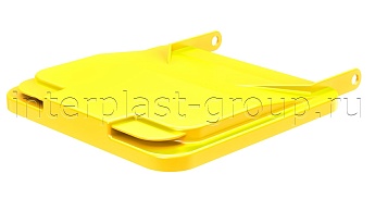 Комплект крышки для контейнера 120 л. желтая  желтый в Ухте