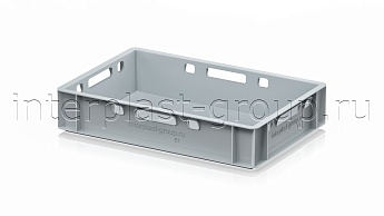 Ящик для мяса и колбасных изделий Е-1 серый в Ухте Ящик для мяса и колбасных изделий Е-1 серый в Ухте