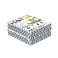 Мешки для мусора 160 л, светло-серые, в пачке 10 шт., ПВД, 40 мкм, 900х1100 мм, i-Bag в Ухте