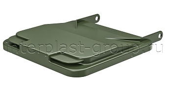 Комплект крышки для контейнера 120 л. зеленая  зеленый в Ухте